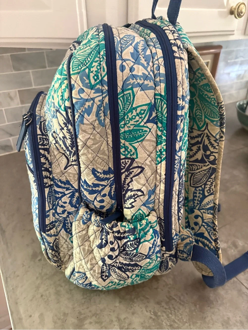 Vera Bradley Campus Tech Backpack Santiago 18198-G57 Retired
